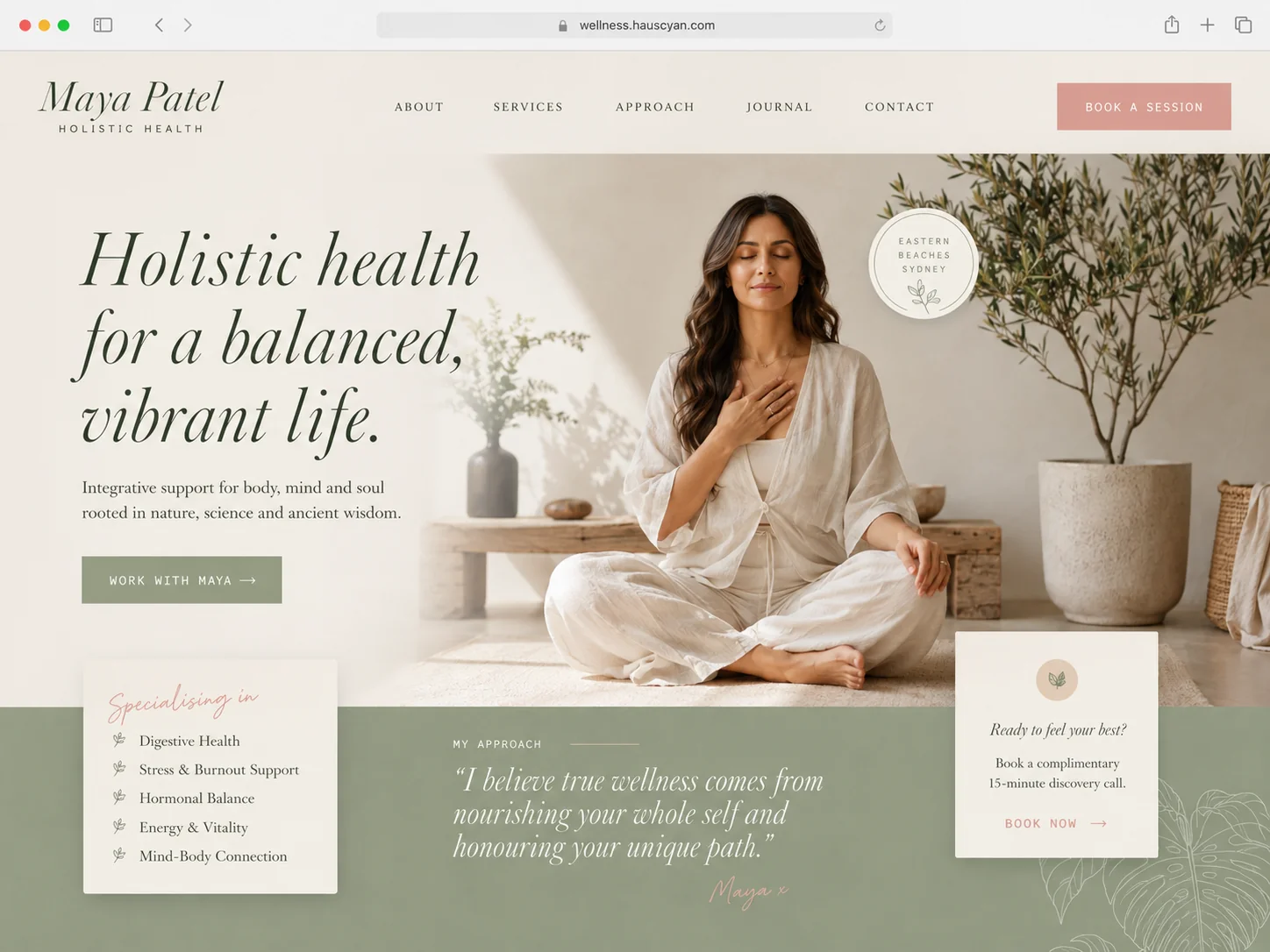 Bronte design, Wellness and Health archetype